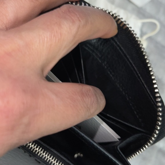 Balenciaga wallet preloved excellent condition black leather full set. - Picture 11 of 12